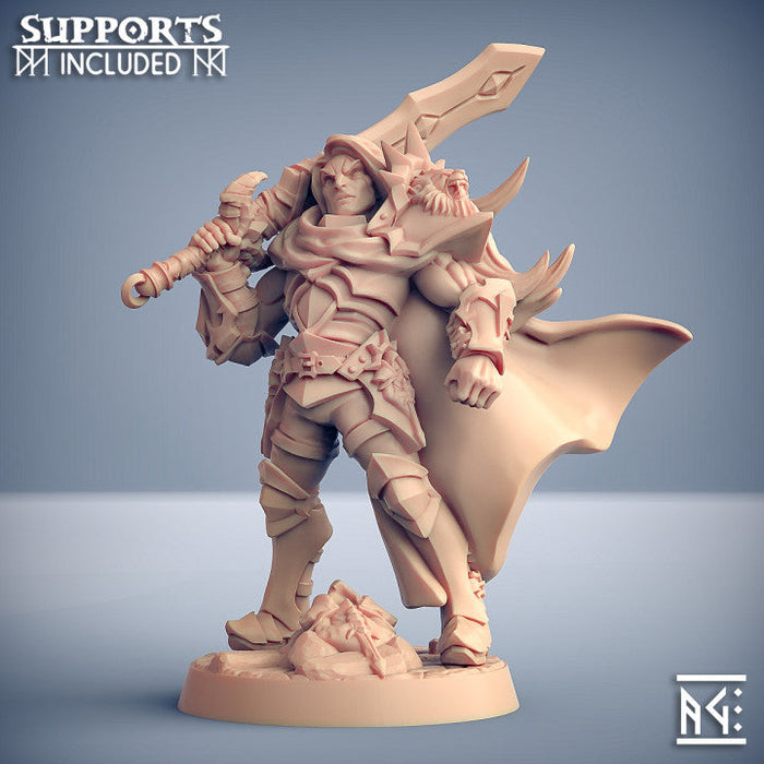 Sigfrido Dragonbane | Human Fighters Guild | Fantasy D&D Miniature | Artisan Guild TabletopXtra