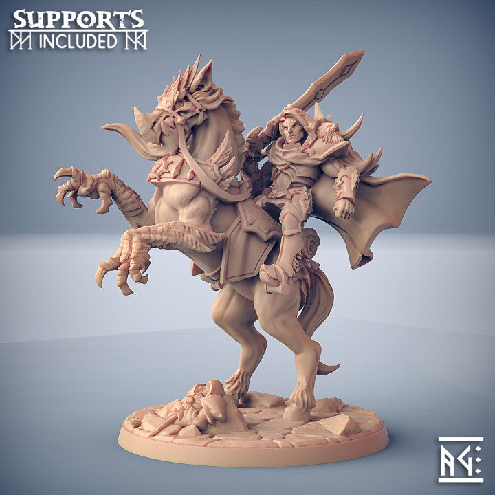 Sigfrido on Gryphsteed | Human Fighters Guild | Fantasy D&D Miniature ...