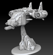 Silver Warden Accipiter Assault Craft | Silver Wardens | Sci-Fi Miniature | DMG Minis TabletopXtra