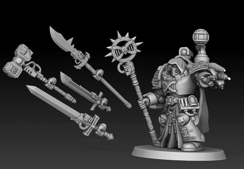 Silver Warden Apothecary | Silver Wardens | Sci-Fi Miniature | DMG Minis TabletopXtra