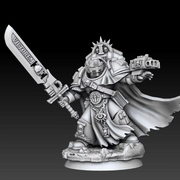 Silver Warden Champion | Silver Wardens | Sci-Fi Miniature | DMG Minis TabletopXtra