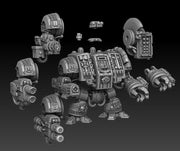 Silver Warden Dread Bot | Silver Wardens | Sci-Fi Miniature | DMG Minis TabletopXtra