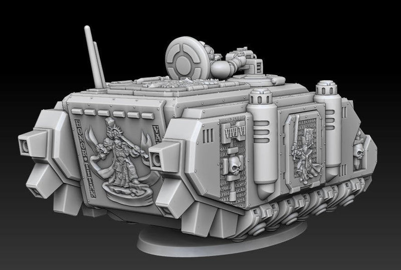 Silver Warden Ferox APC  | Silver Wardens | Sci-Fi Miniature | DMG Minis TabletopXtra