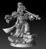 Silver Warden Grand Master | Silver Wardens | Sci-Fi Miniature | DMG Minis TabletopXtra