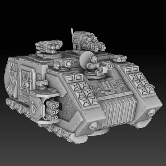 Silver Warden Grav Raider Tank | Silver Wardens | Sci-Fi Miniature | DMG Minis TabletopXtra