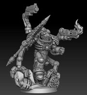 Silver Warden Mech Man | Silver Wardens | Sci-Fi Miniature | DMG Minis TabletopXtra