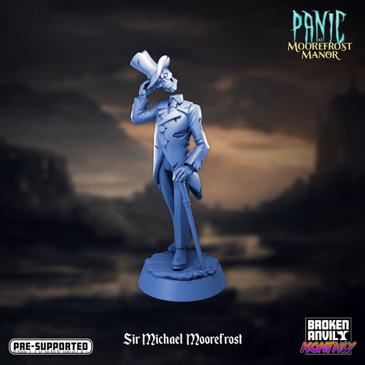 Sir Michael Moorefrost | Panic at Moorefrost Manor | Tabletop RPG Miniature TabletopXtra