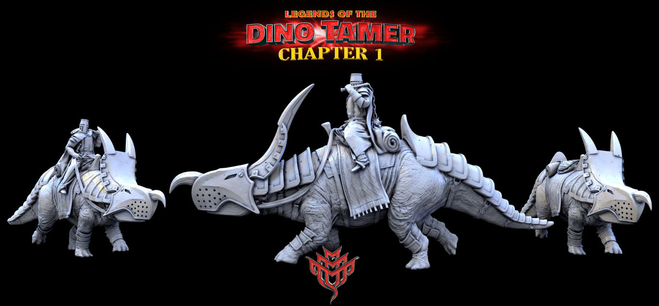 Sir Pike and his Spiked Trike (Pose 2) | Legends of the Dino Tamer: Ch ...