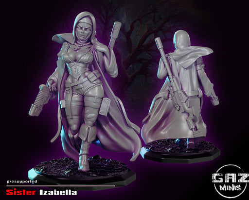 Sister Izabella | Law of the Lawless | Fantasy Miniature | Gaz Minis TabletopXtra