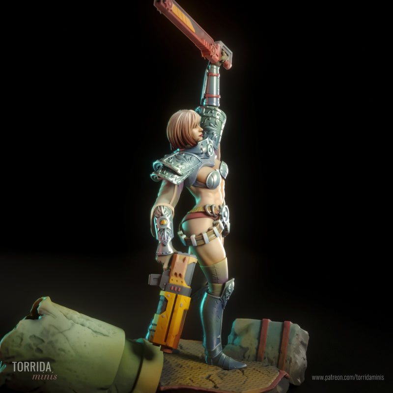 Sister of Purity | Pin-Up Statue Fan Art Miniature Unpainted | Torrida Minis