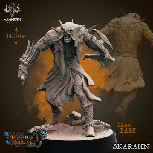 Skarahn | Flesh to Stone | Fantasy Tabletop Miniature | Mammoth Factory TabletopXtra