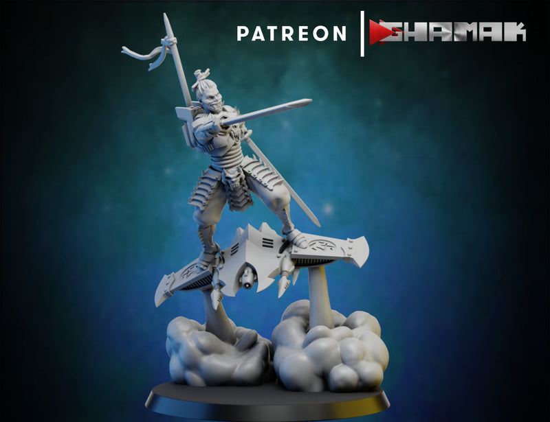 Skater 4 | Dark Elda | Fantasy Miniature | Ghamak TabletopXtra