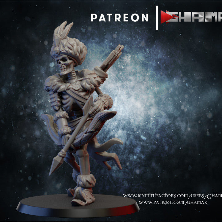 Skele Archer 1 | Undead | Fantasy Miniature | Ghamak TabletopXtra