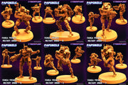 Skelepunk Gang Wars Miniatures (Full Set) | Sci-Fi Miniature | Papsikels TabletopXtra