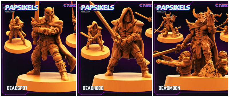 Skelepunk Takeover Miniatures (Full Set) | Sci-Fi Miniature | Papsikels TabletopXtra