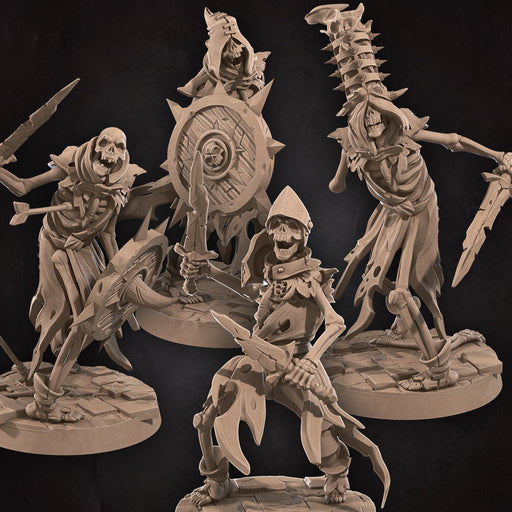 Skeleton Miniatures | Dungeon Undead | Fantasy Miniature | Bite the Bullet TabletopXtra