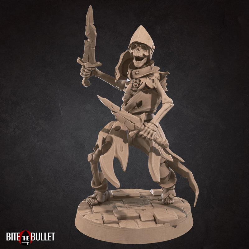 Skeleton Miniatures | Dungeon Undead | Fantasy Miniature | Bite the Bullet TabletopXtra