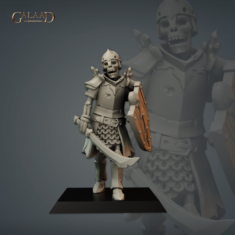 Skeletons Squad Miniatures | Fantasy Miniature | Galaad Miniatures