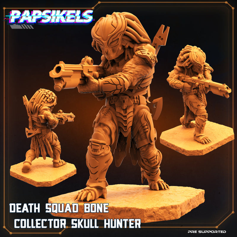 Skull Hunter Death Squad Miniatures | Skull Hunters V Space Rambutan | Sci-Fi Miniature | Papsikels TabletopXtra
