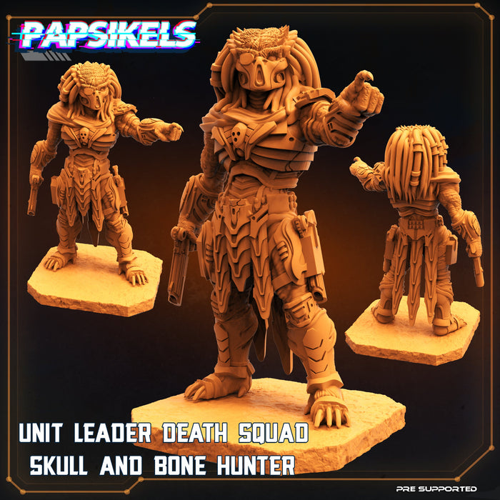 Skull Hunter Death Squad Miniatures | Skull Hunters V Space Rambutan | Sci-Fi Miniature | Papsikels TabletopXtra