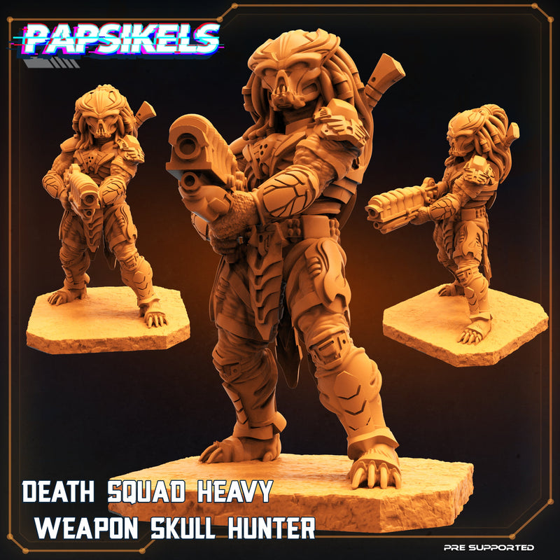 Skull Hunter Death Squad Miniatures | Skull Hunters V Space Rambutan | Sci-Fi Miniature | Papsikels TabletopXtra