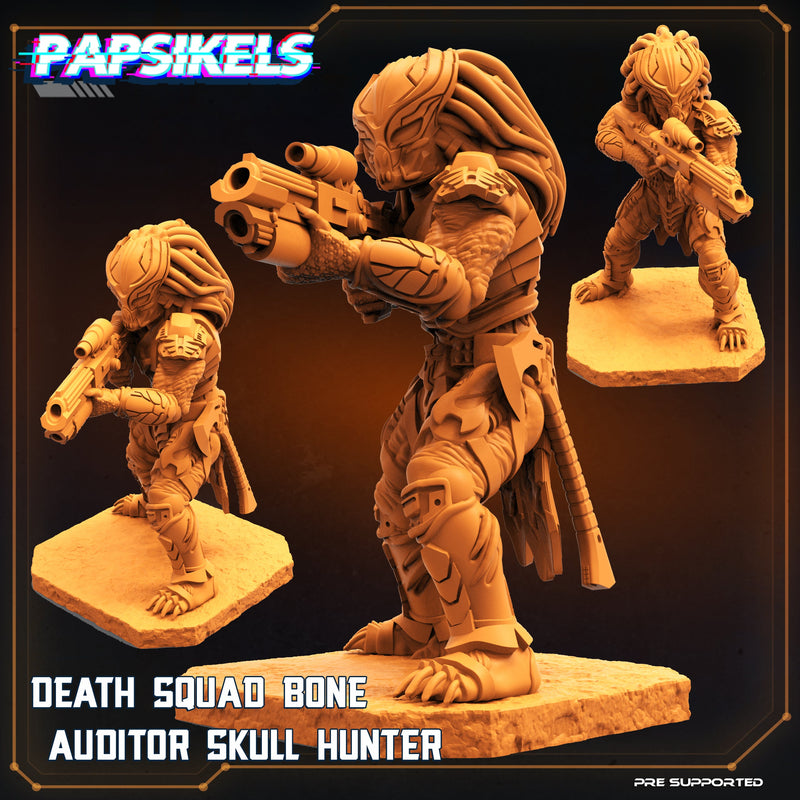 Skull Hunter Death Squad Miniatures | Skull Hunters V Space Rambutan | Sci-Fi Miniature | Papsikels TabletopXtra