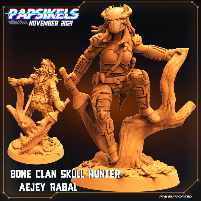 Skull Hunter Miniatures | Skull Hunters III The Bone Clan | Sci-Fi Miniature | Papsikels TabletopXtra