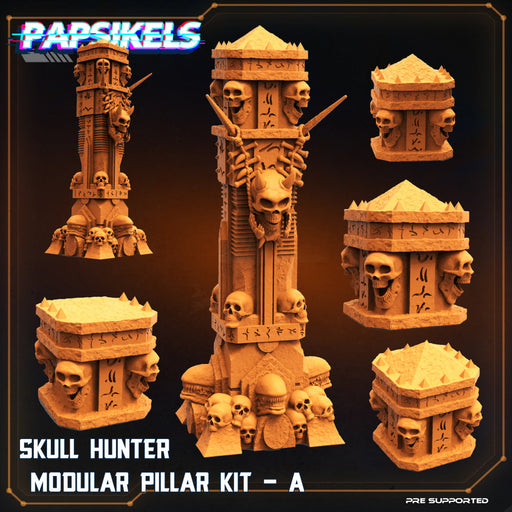 Skull Hunters Modular Pillar Kit A | Sci-Fi Specials | Sci-Fi Miniature | Papsikels TabletopXtra