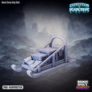 Sled Dog Miniatures | Expedition to Scarcrest | Tabletop RPG Miniature TabletopXtra