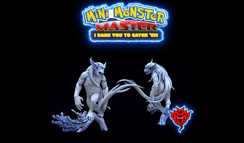 Sly Tailed Chimp (Branch) | Mini Monster Master | Fantasy Miniature | Mini Monster Mayhem TabletopXtra