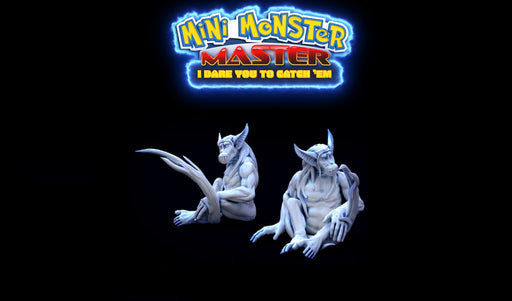 Sly Tailed Chimp (Sitting) | Mini Monster Master | Fantasy Miniature | Mini Monster Mayhem TabletopXtra