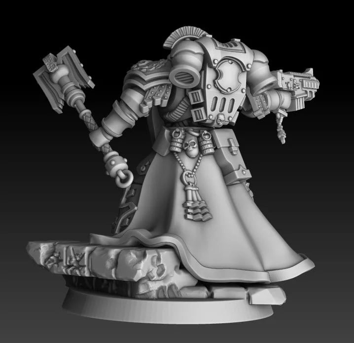 Sons of Spartania Battle Priest | Sons of Spartania | Sci-Fi Miniature | DMG Minis TabletopXtra