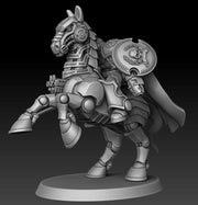 Sons of Spartania Mounted Captain | Sons of Spartania | Sci-Fi Miniature | DMG Minis TabletopXtra