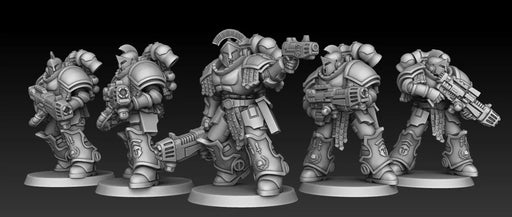 Sons of Spartania Plasma Squad | Sons of Spartania | Sci-Fi Miniature | DMG Minis TabletopXtra