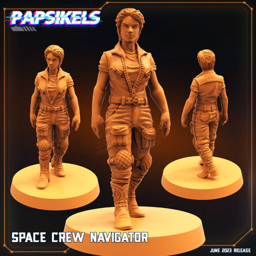 Space Crew Navigator | Aliens Vs Humans V | Sci-Fi Miniature | Papsikels TabletopXtra