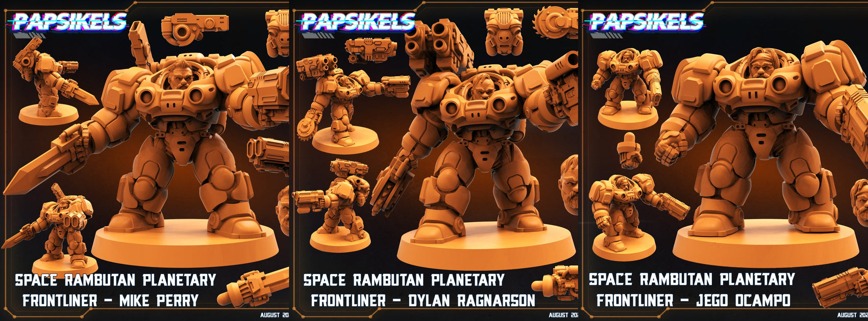 Space Rambutan Planetary Frontliner Miniatures | Alien Wars | Sci-Fi M ...
