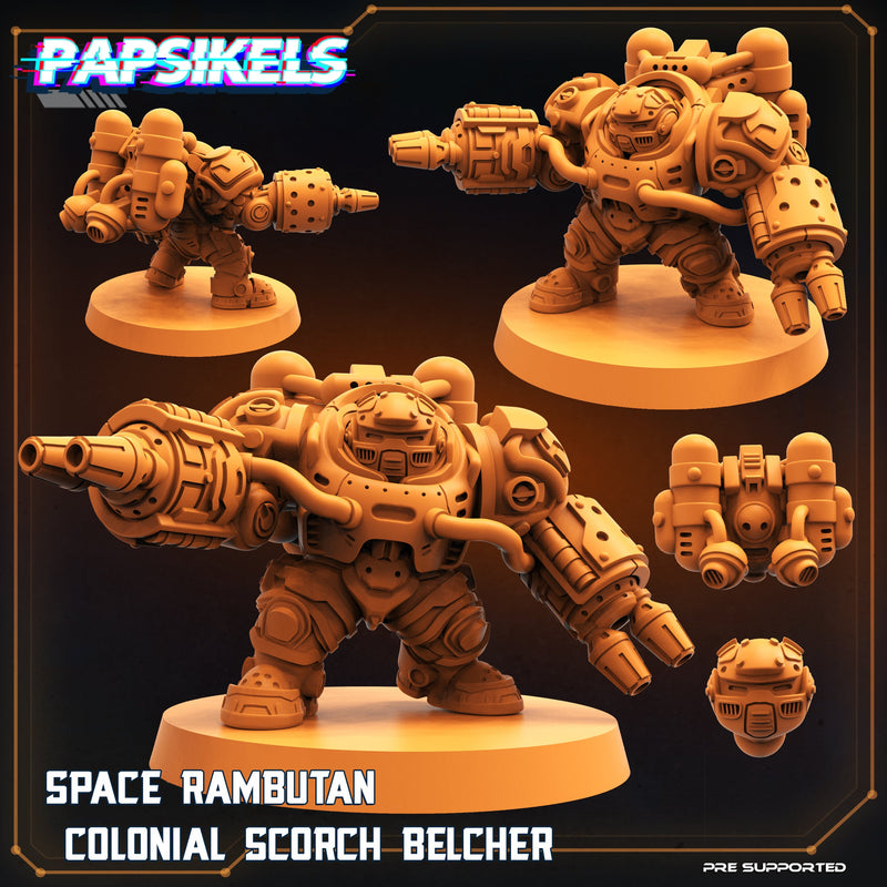 Space Rambutan Scorch Belcher Miniatures | Omegas Space Rambutan Expedition | Sci-Fi Miniature | Papsikels TabletopXtra