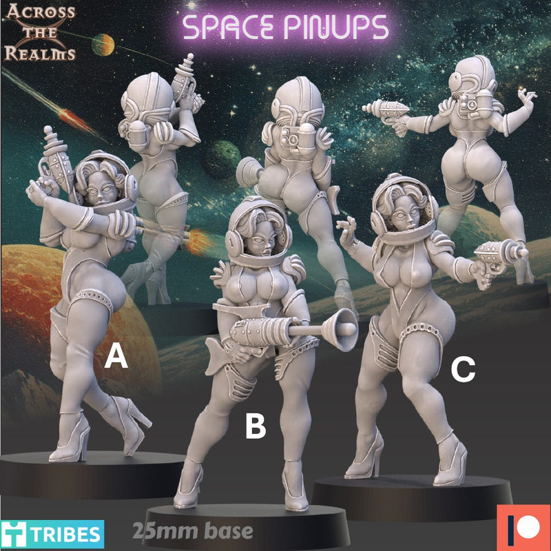 Space Pin-Ups | Space Retro Future | Across the Realms
