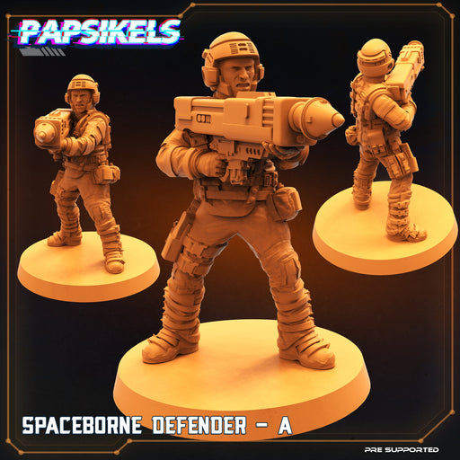 Spacebourne Defender A | Dropship Troopers III | Sci-Fi Miniature | Papsikels TabletopXtra