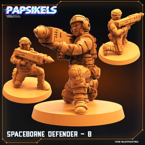 Spacebourne Defender B | Dropship Troopers III | Sci-Fi Miniature | Papsikels TabletopXtra