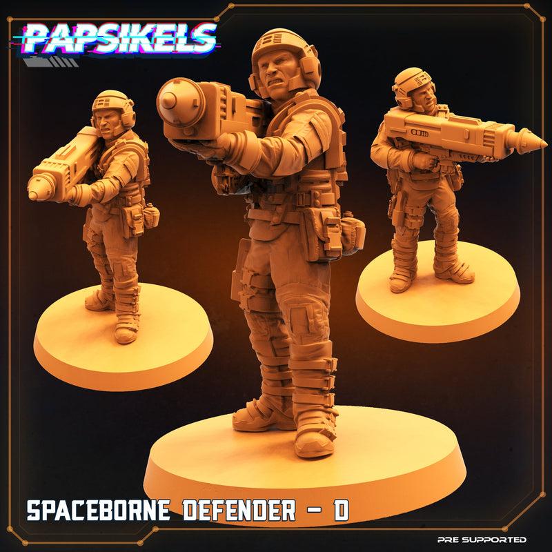 Spacebourne Defender D | Dropship Troopers III | Sci-Fi Miniature | Papsikels TabletopXtra