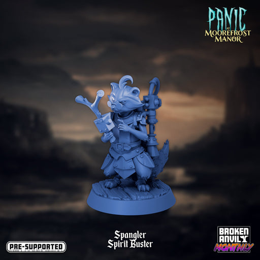 Spangler Spirit Buster | Panic at Moorefrost Manor | Tabletop RPG Miniature TabletopXtra