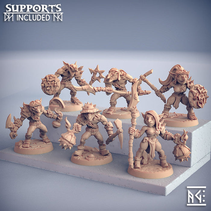 Sparksoot Goblin Miniatures (Full Set) | Fantasy D&D Miniature | Artisan Guild TabletopXtra