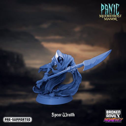 Spear Wraith | Panic at Moorefrost Manor | Tabletop RPG Miniature TabletopXtra