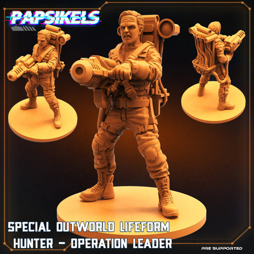 Special Outworld Lifeform Hunter Leader | Sci-Fi Specials | Sci-Fi Miniature | Papsikels TabletopXtra