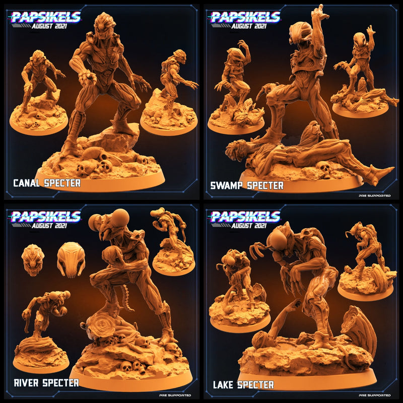 Specter Miniatures | Skull Hunters Vs Exterminators | Sci-Fi Miniature | Papsikels TabletopXtra