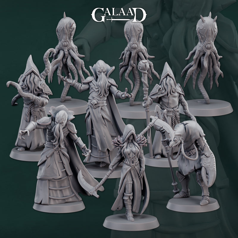 Cursed Cultist Miniatures | Fantasy Miniature | Galaad Miniatures