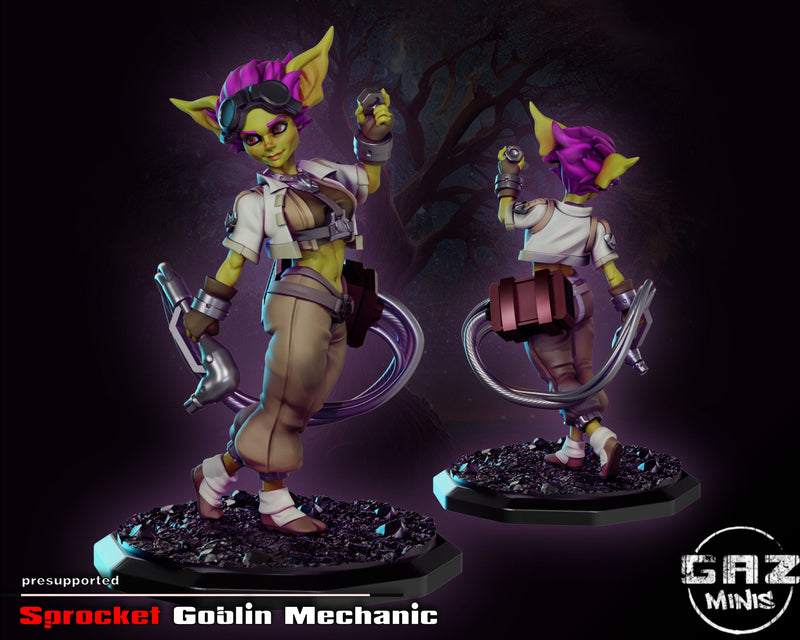 Sprocket Goblin | Law of the Lawless | Fantasy Miniature | Gaz Minis TabletopXtra