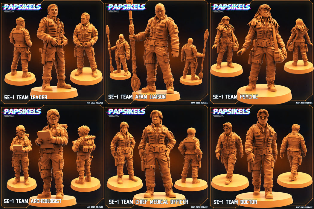 Star Entrance Into The Multi World Miniatures (Full Set) | Sci-Fi Miniature | Papsikels TabletopXtra