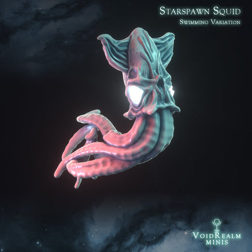 Starspawn Squid (Swimming) | Dagon and His Court | VoidRealm Minis TabletopXtra